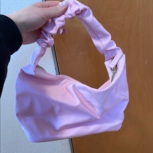 Pink Ruched Handle Stoney Clover Bag